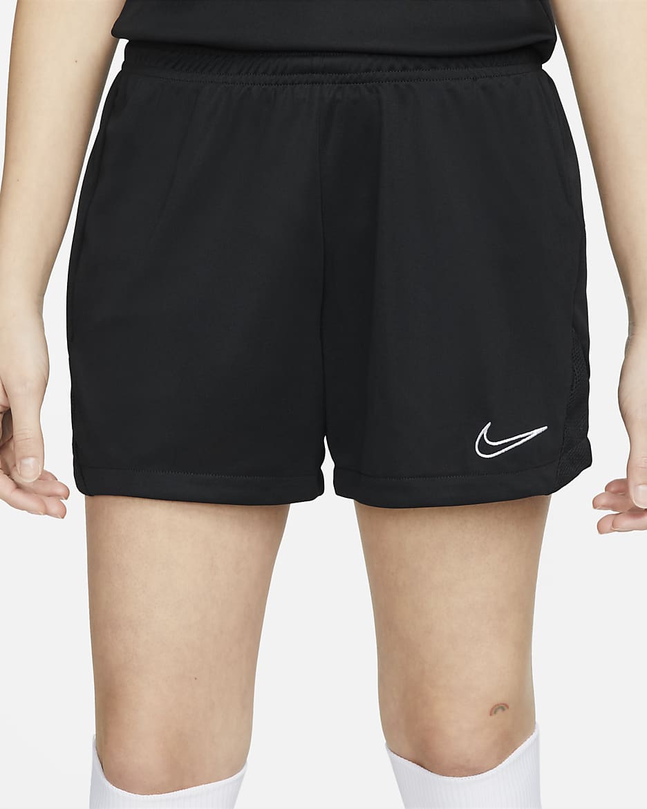 Nike Dri-FIT Academy Women's 2-In-1 Soccer Shorts - Black/Black/White