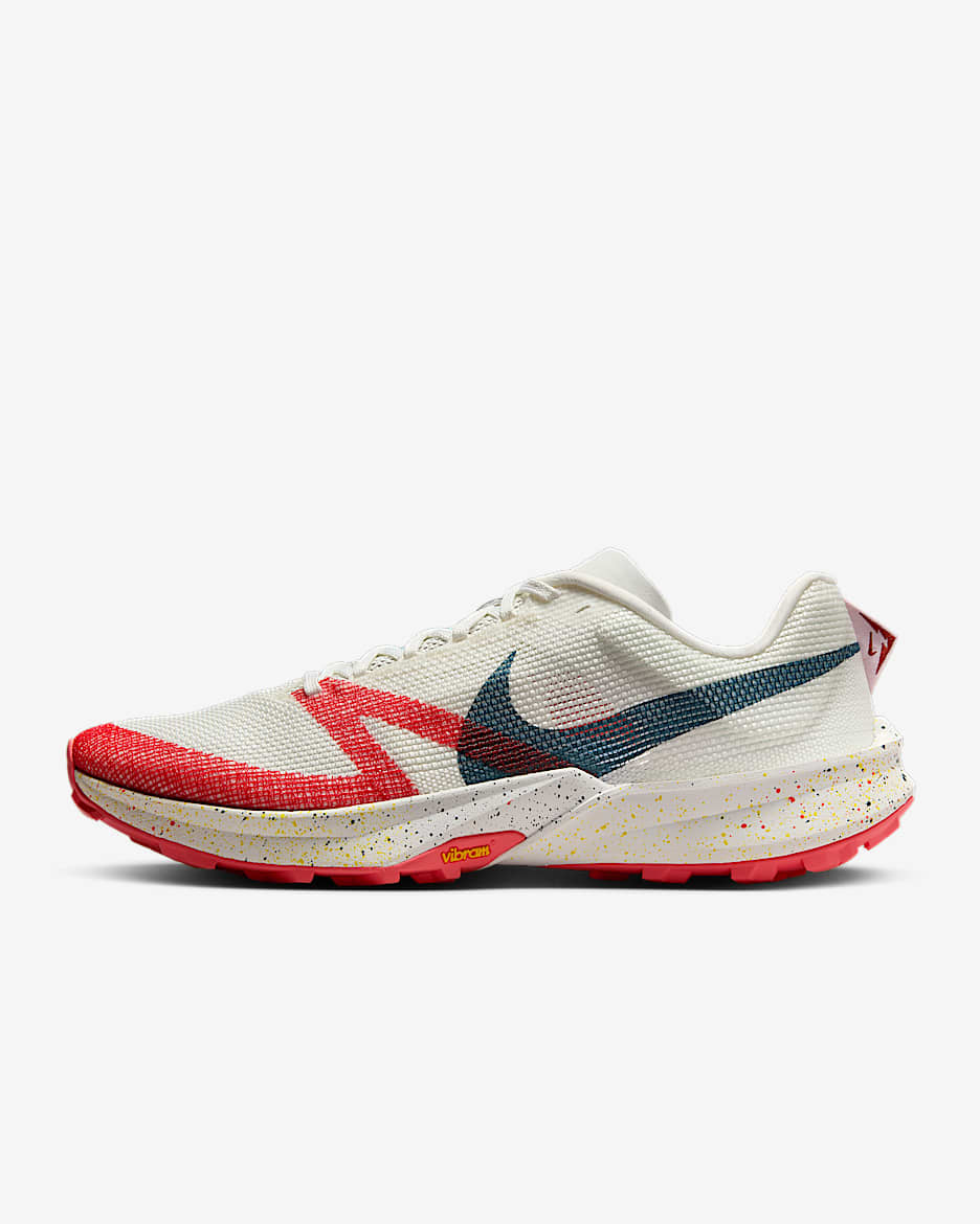 Nike Kiger 10 Men's Trail-Running Shoes - Summit White/Magic Ember/Cinnamon/Armoury Navy