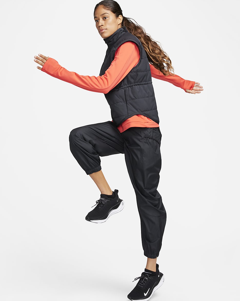 Veste sans manches de running Nike Therma-FIT Swift pour femme - Noir