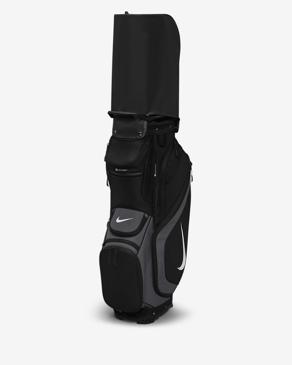 Nike Performance Cart Golf Bag - Black/Iron Grey/White