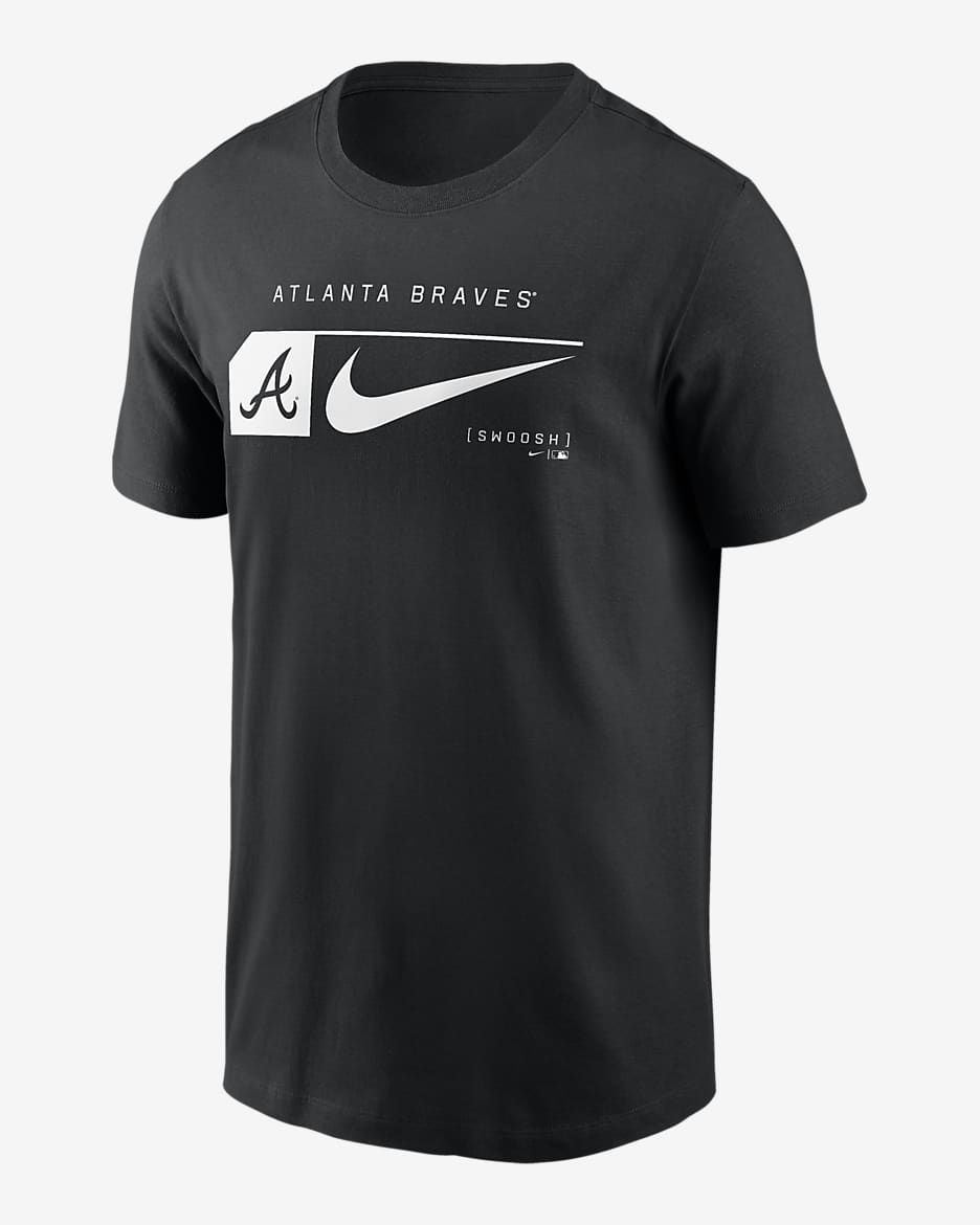 Playera Nike de la MLB para hombre Atlanta Braves Fashion - Negro