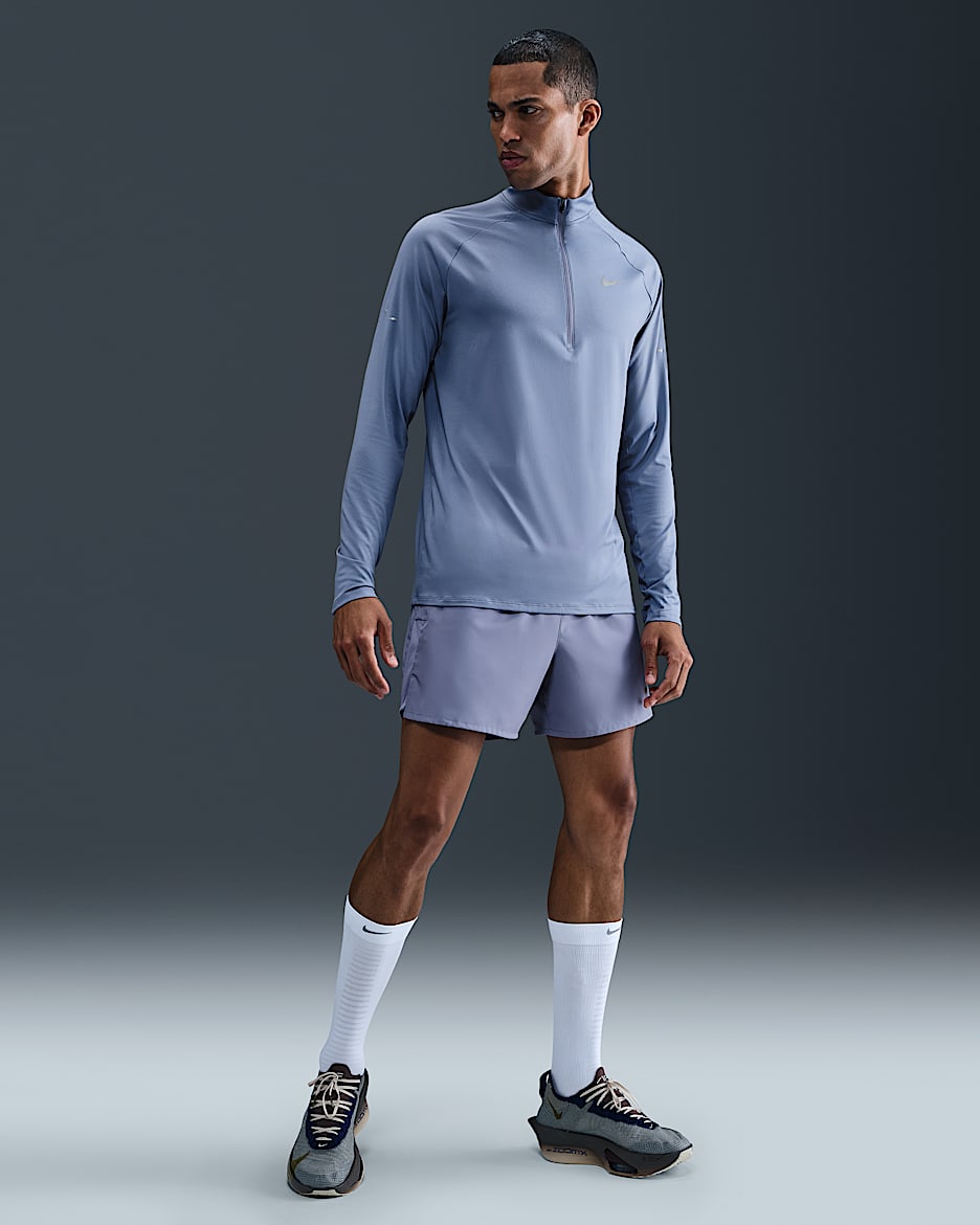 Nike Challenger Pantalón corto de running Dri-FIT de 13 cm con malla interior - Hombre - World Indigo/World Indigo/Negro