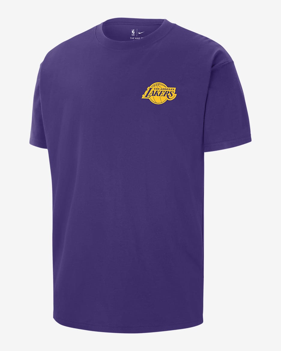 Playera Nike NBA Max90 para hombre Los Angeles Lakers - Morado campo