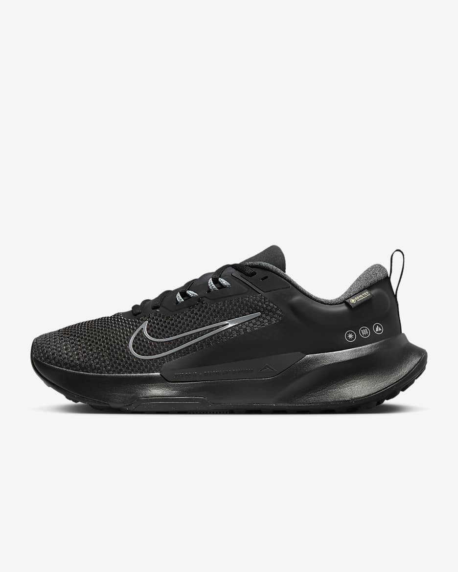 Nike Juniper Trail 2 GORE-TEX Men's Waterproof Trail-Running Shoes - Black/Anthracite/Cool Grey