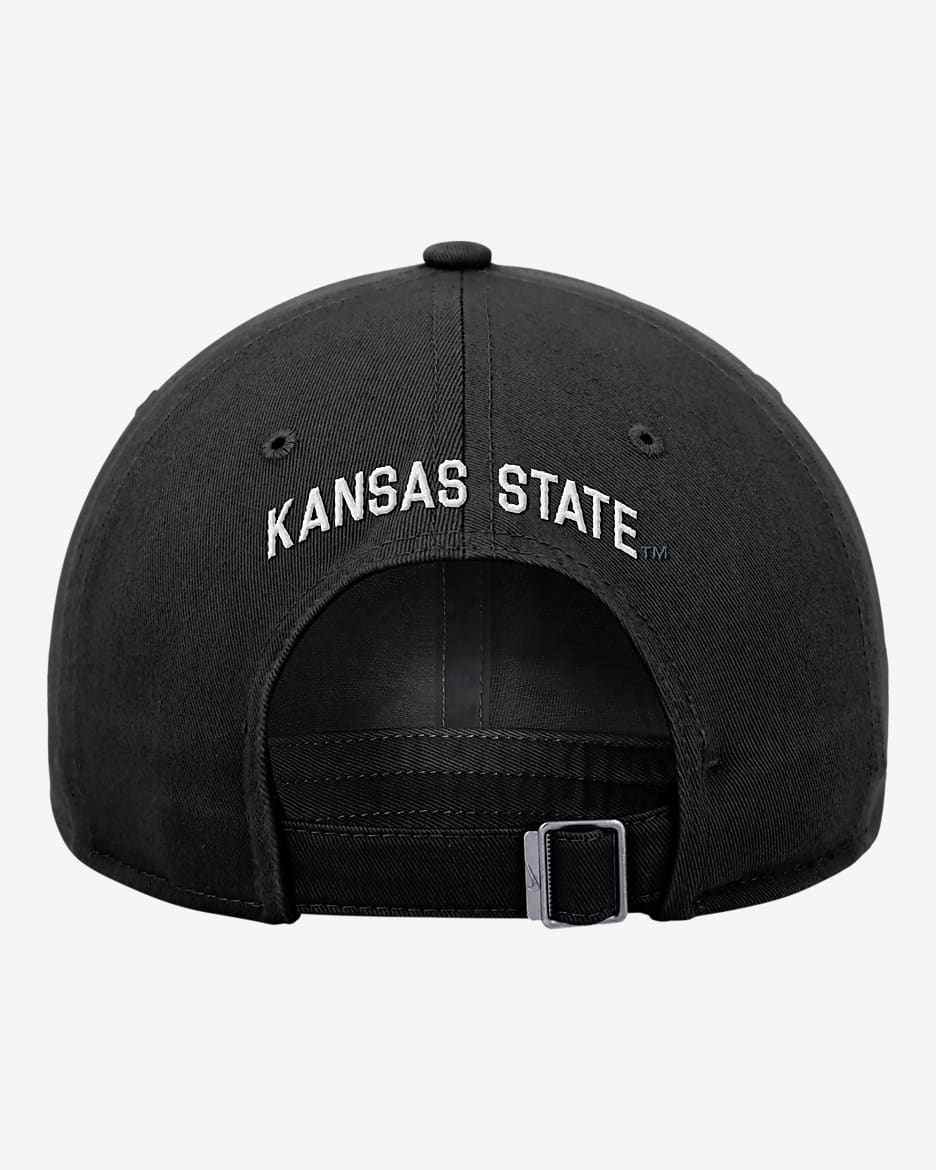 Kansas State Nike College Cap - Black