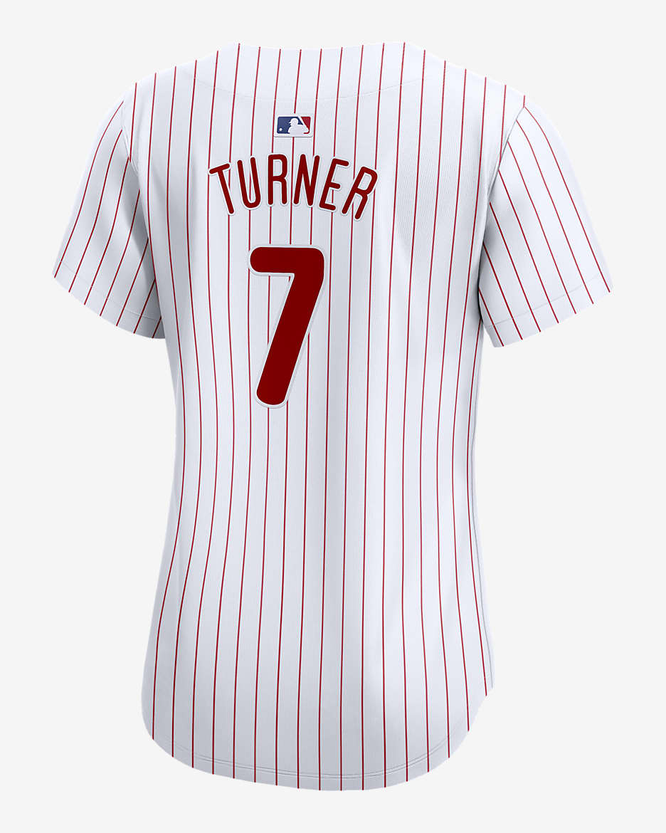 Trea Turner Philadelphia Phillies Women's Nike Dri-FIT ADV MLB Limited Jersey - White