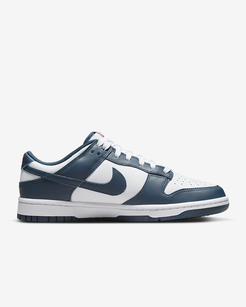 Sapatilhas Nike Dunk Low Retro para homem - Azul Valerian/Branco/Vermelho University/Azul Valerian