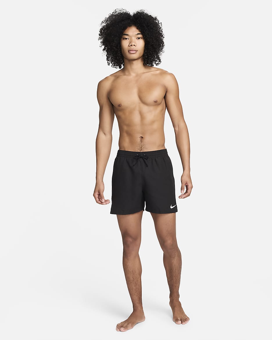 Shorts de voleibol de 13 cm para hombre Nike Swim - Negro