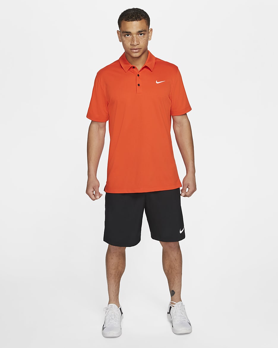 Nike Men's Football Polo - Team Orange/Black/White