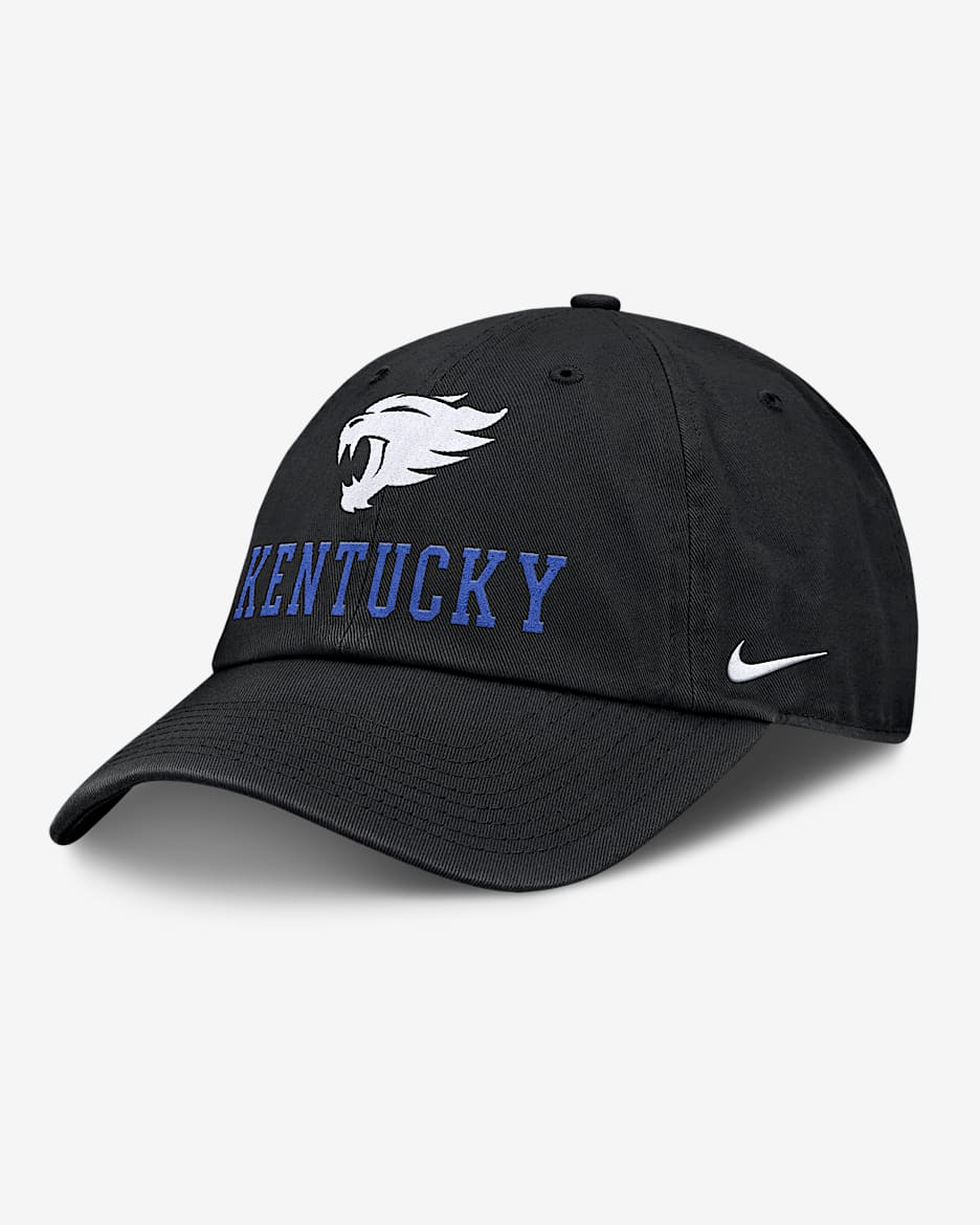Gorra universitaria Nike ajustable para hombre Kentucky Sideline Club Gameday