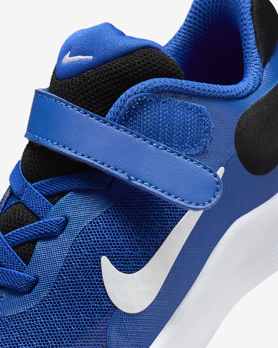 Nike Revolution 7 Younger Kids' Shoes - Game Royal/Black/White