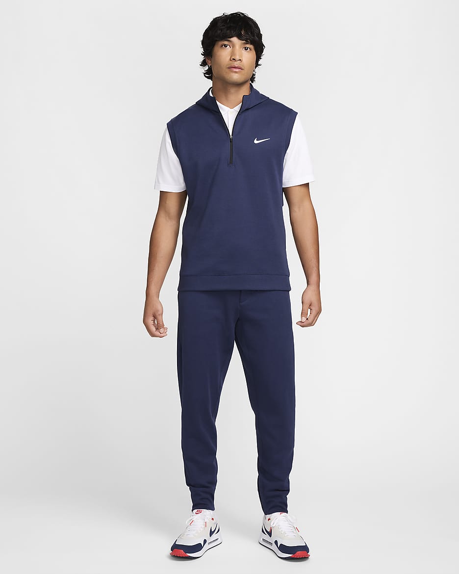 Pantalon de jogging de golf Nike Tour pour homme - Midnight Navy/Blanc