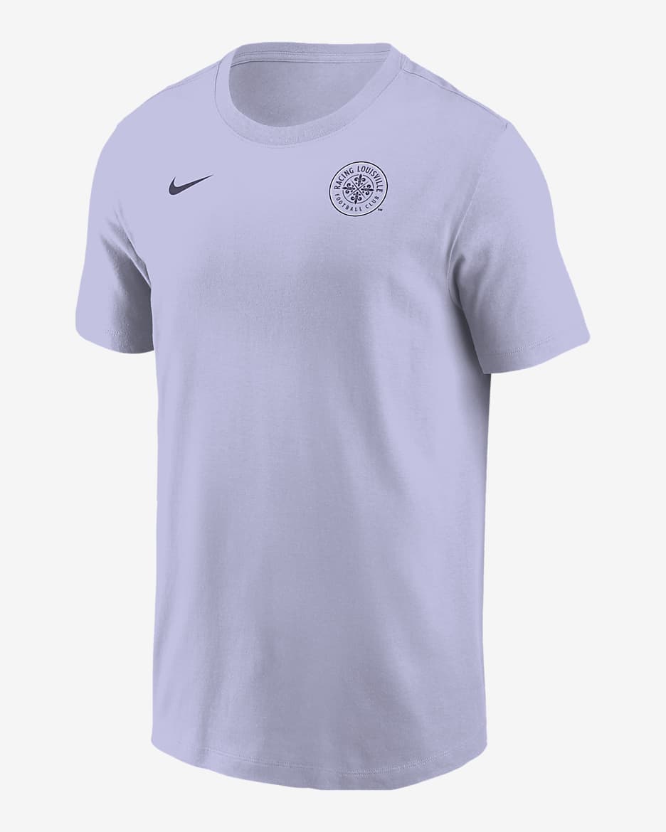 Playera Nike de la NWSL para hombre Savannah DeMelo Racing Louisville FC - Bruma lavanda