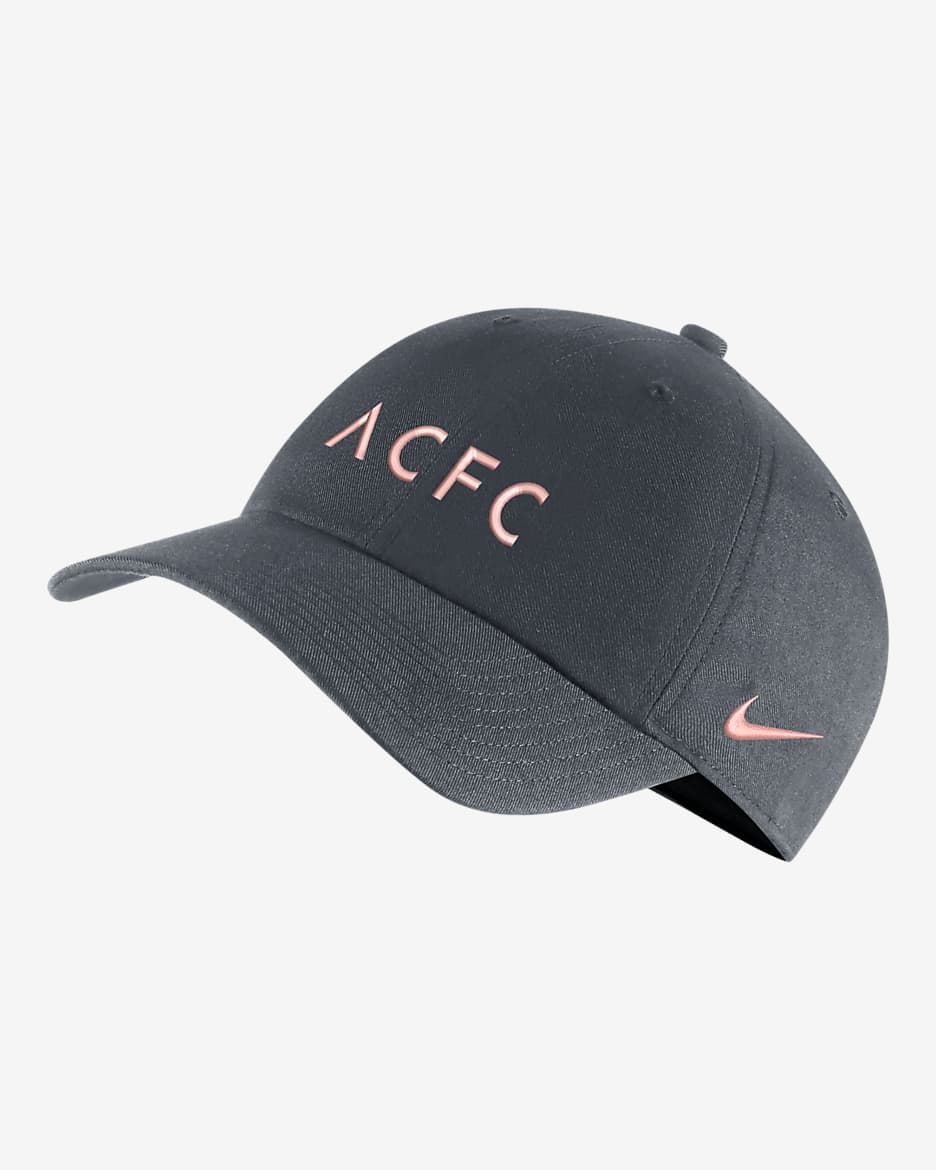 Gorra de fútbol Nike NWSL Angel City FC Heritage86 - Gris sílex