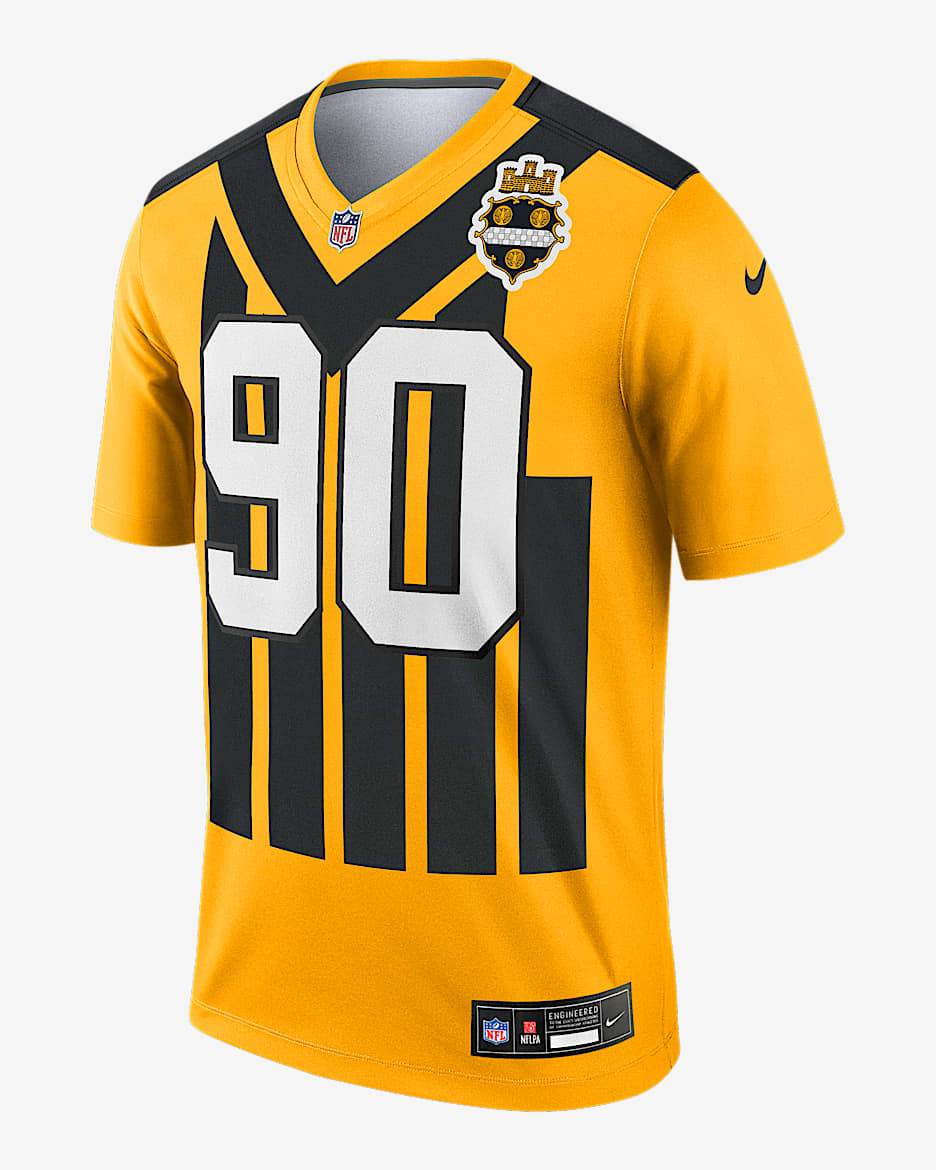 T.J. Watt Pittsburgh Steelers Men's Nike Dri-FIT NFL Legend Jersey - Gold