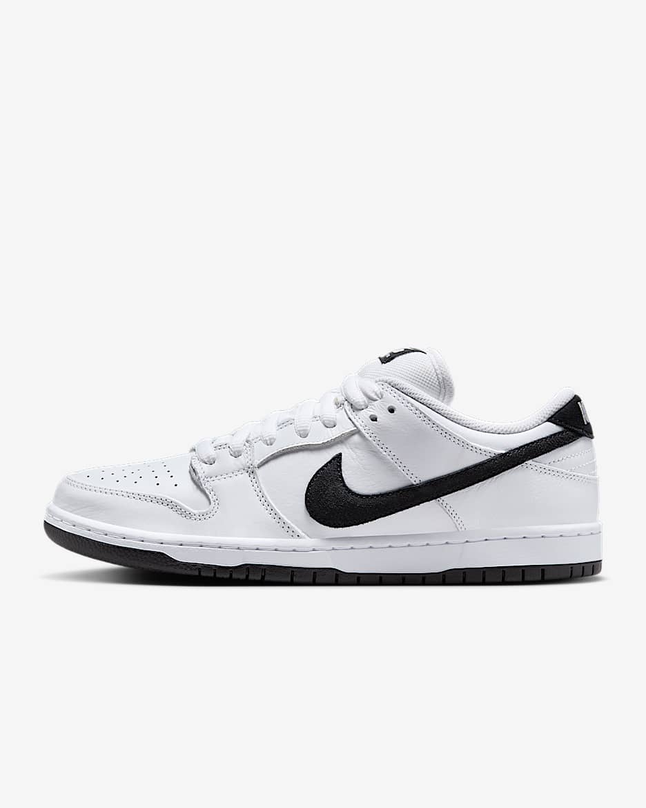 Calzado de skateboarding Nike SB Dunk Low Pro - Blanco/Blanco/Negro/Negro