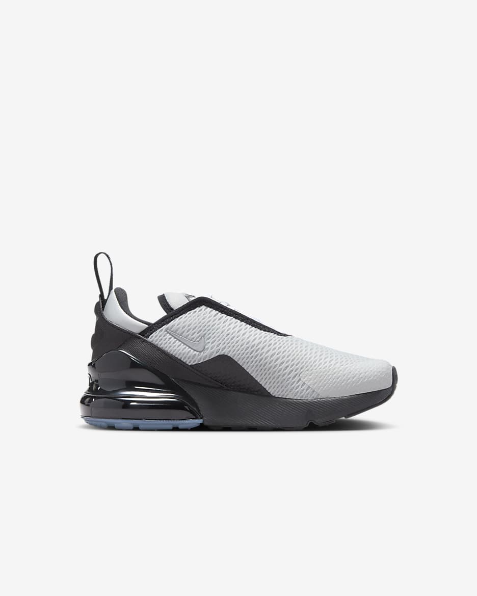 Calzado para niños de preescolar Nike Air Max 270 SE - Polvo fotón/Negro/Platino puro/Gris azulado metálico