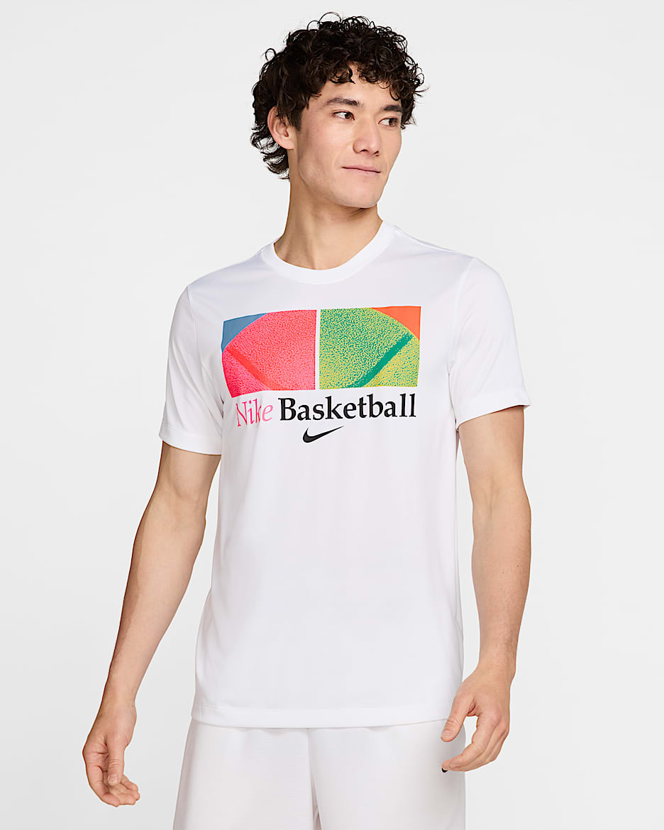 Nike Men's Dri-FIT Basketball T-Shirt - White
