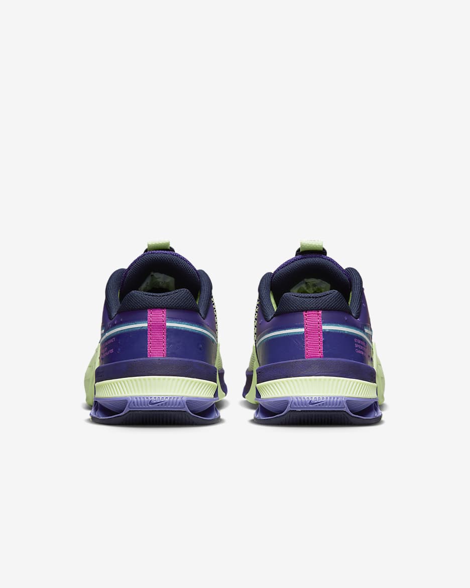 Nike Metcon 8 AMP Women's Training Shoes - Deep Purple/Barely Volt/Blackened Blue/Baltic Blue