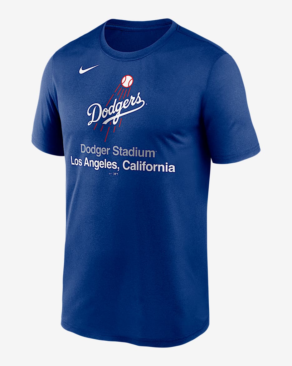 Playera Nike Dri-FIT de la MLB para hombre Los Angeles Dodgers Stadium Legend - Royal