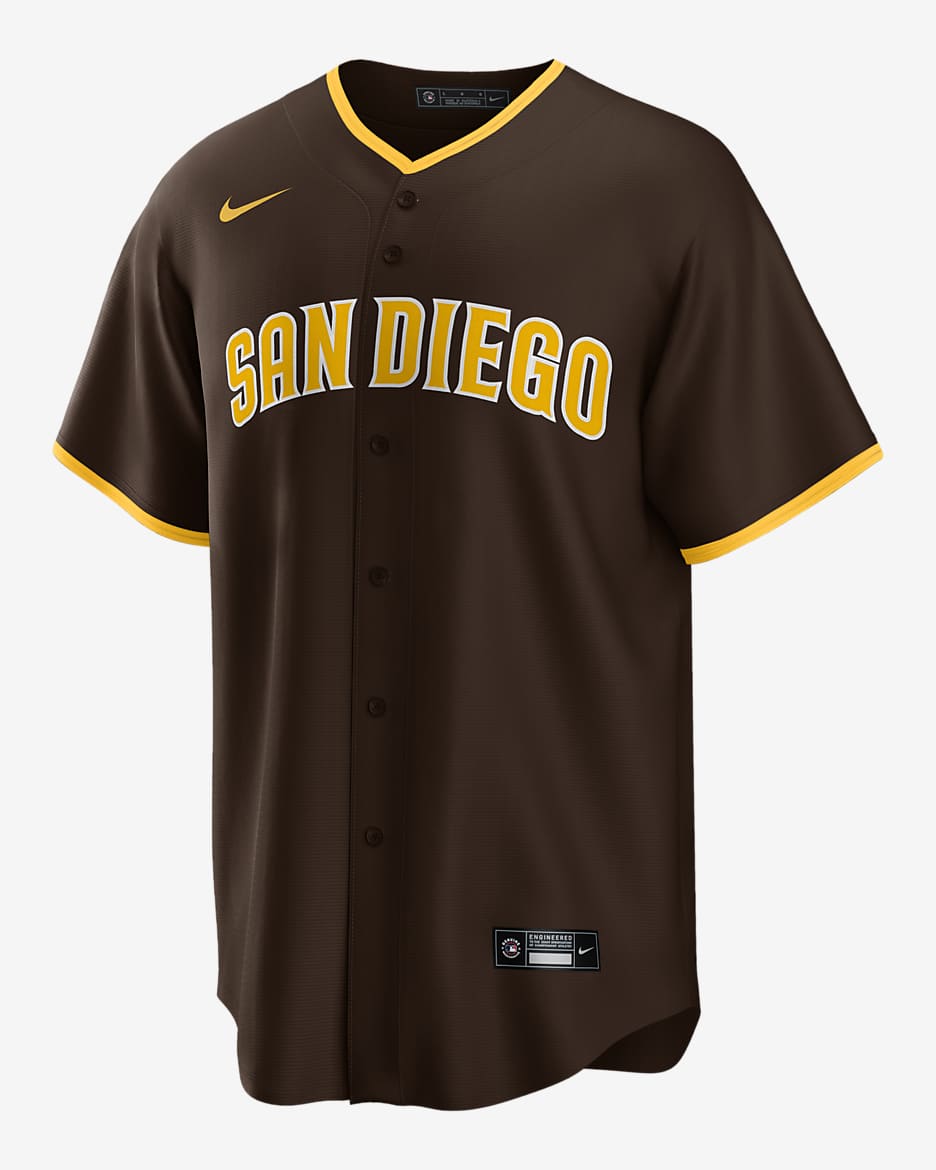 Jersey de béisbol Replica para hombre MLB San Diego Padres - Marrón