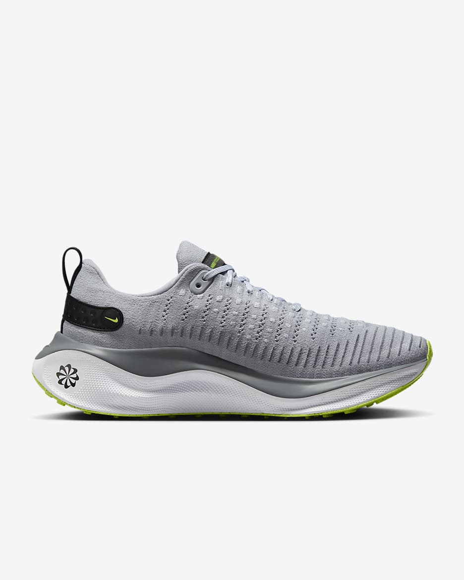 Nike InfinityRN 4 Men's Road Running Shoes - Wolf Grey/Pure Platinum/Cool Grey/Black