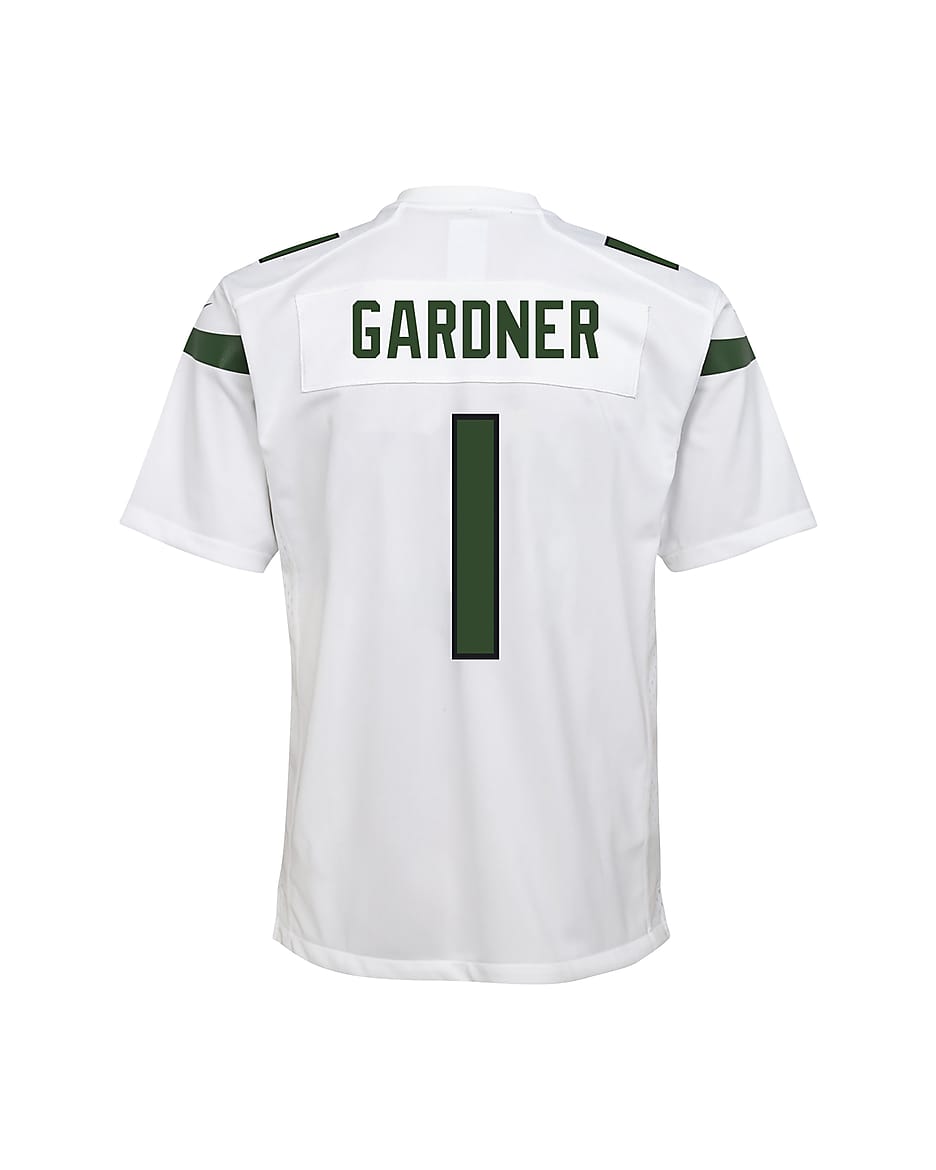 Sauce Gardner New York Jets Big Kids' Nike NFL Game Jersey - White