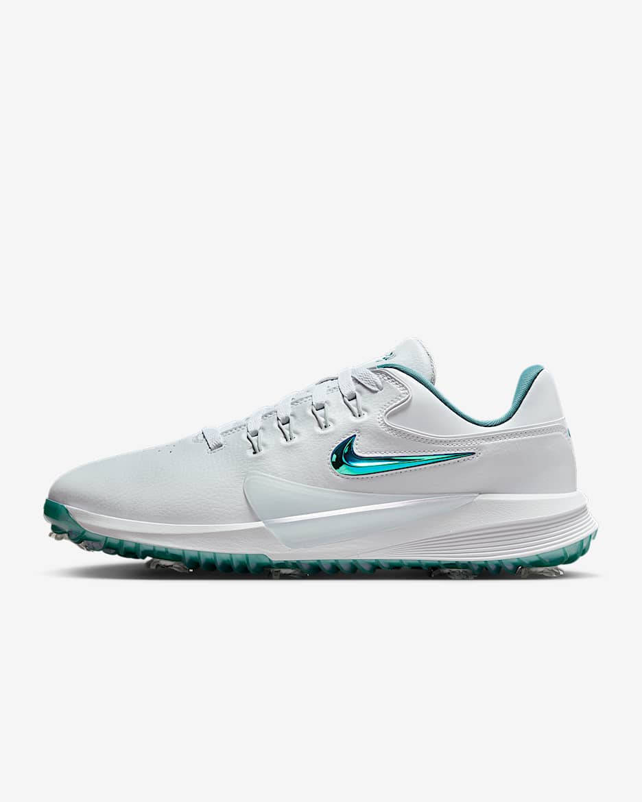 Nike Victory Pro 4 Golf Shoes (Wide) - White/Smokey Blue/White