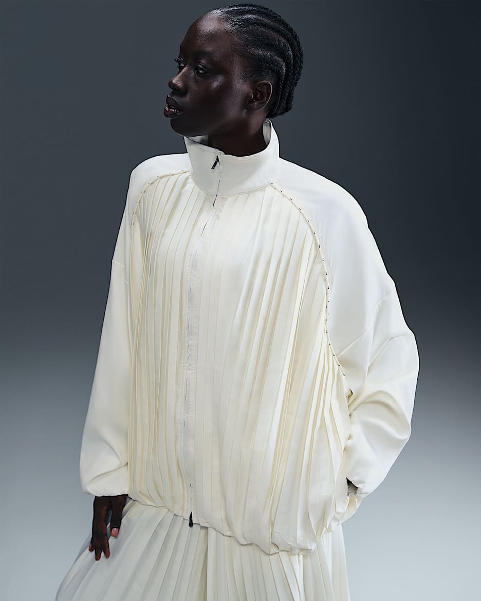 Nike Sportswear Collection Women's Pleated Track Jacket - Sail/Sail