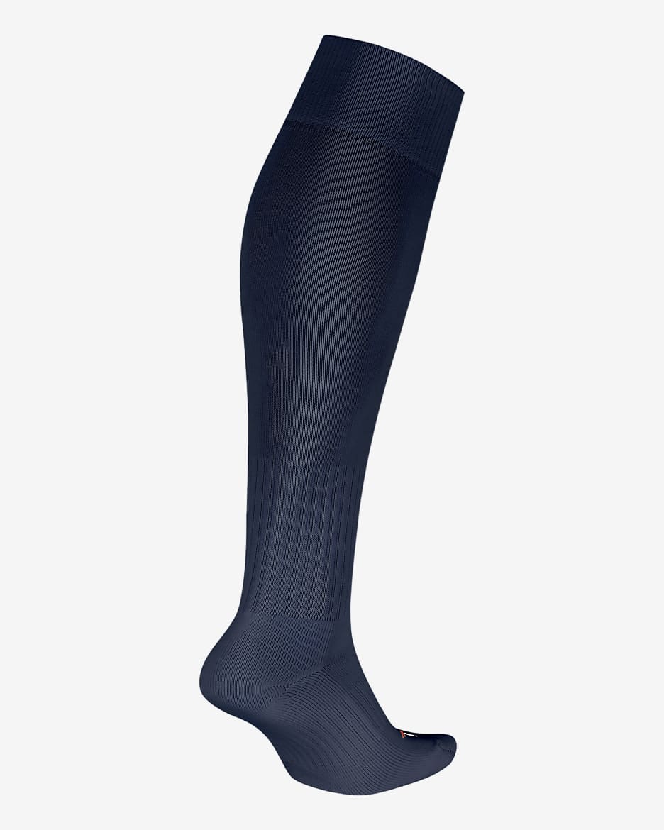 Nike Academy Over-The-Calf-Fußballsocken - Midnight Navy/Weiß