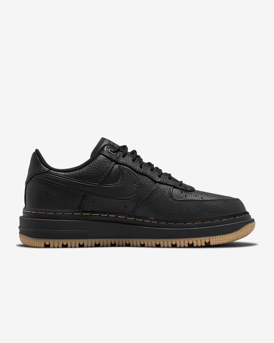 Nike Air Force 1 Luxe Men's Shoes - Black/Bucktan/Gum Yellow/Black