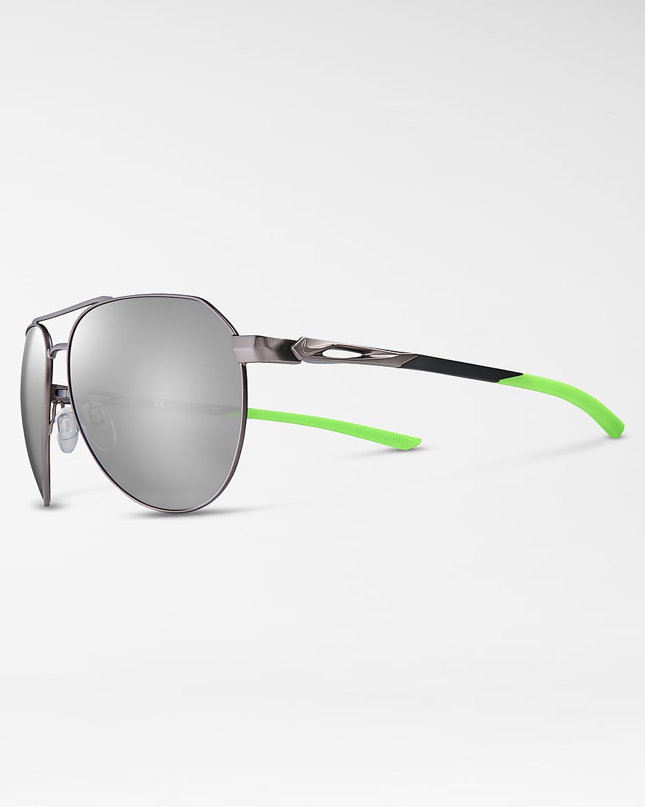 Lentes de sol Nike Club Nine - Gris plomo/Verde strike