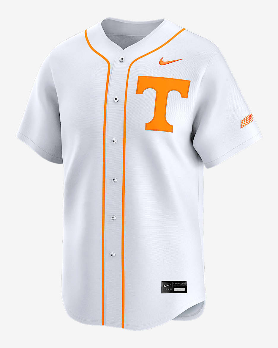 Jersey de béisbol universitario Nike Limited para hombre Tennessee Volunteers - Blanco