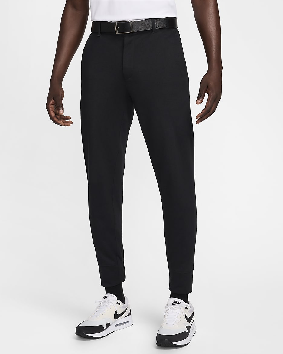 Pantaloni jogger da golf Nike Tour – Uomo - Nero/Bianco