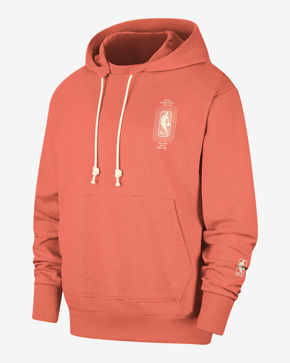 Team 31 Standard Issue Men's Nike Dri-FIT NBA Pullover Hoodie - Light Wild Mango