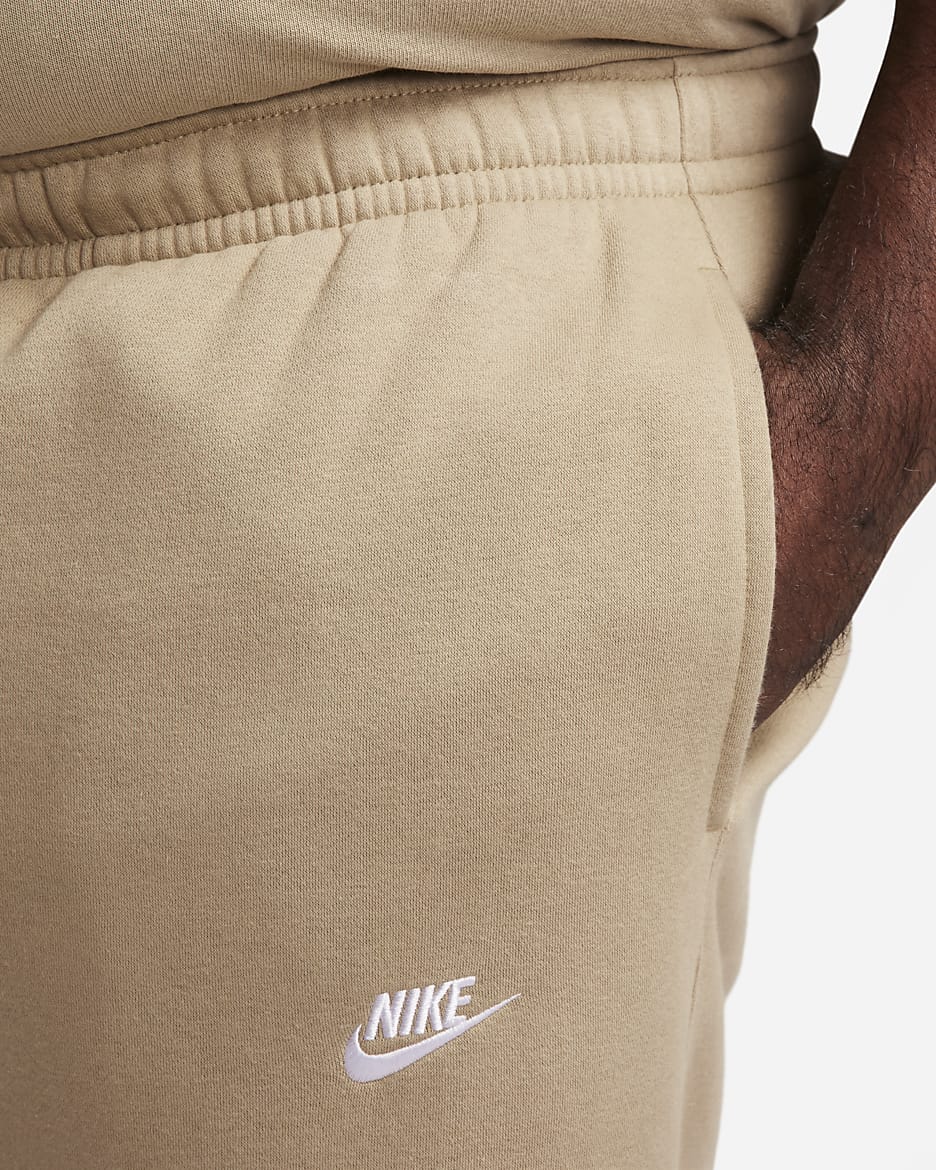 Pantaloni jogger Nike Sportswear Club Fleece - Khaki/Khaki/Bianco