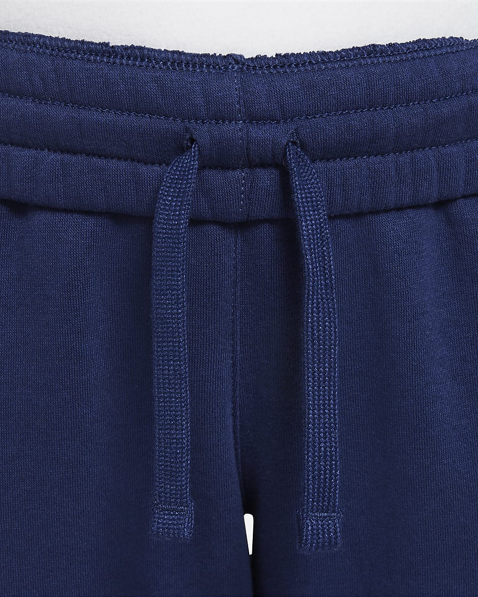 Nike Club Fleece Big Kids' Joggers - Midnight Navy/White