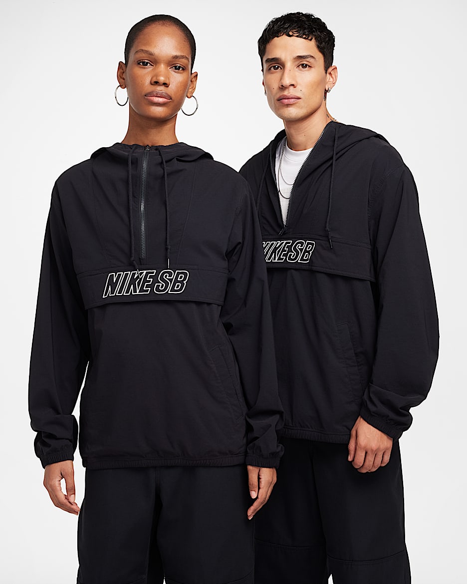 Nike SB Anorak Skate Jacket - Black/White