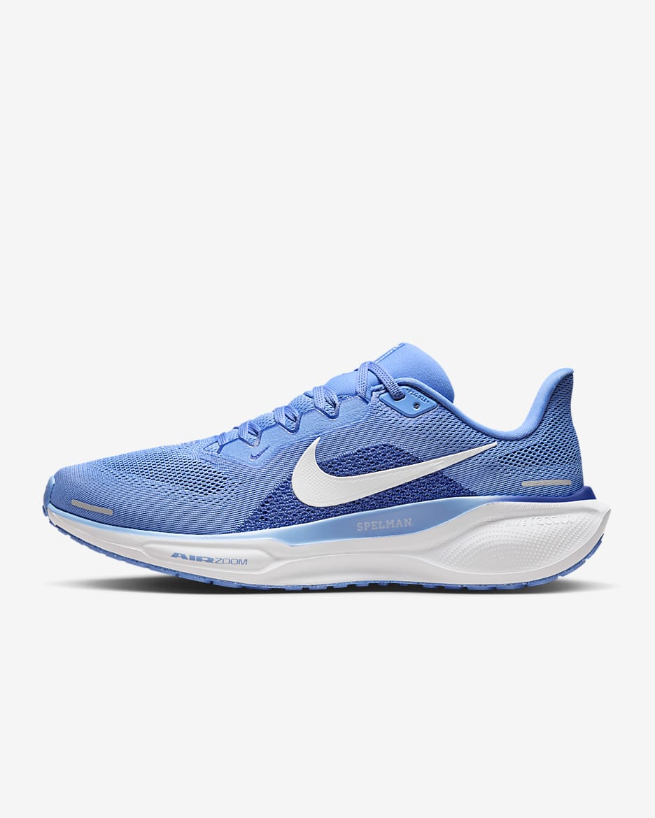 Tenis de correr en pavimento universitarios Nike para hombre Spelman Pegasus 41 - Azul valor/Blanco/Azul eléctrico/Blanco