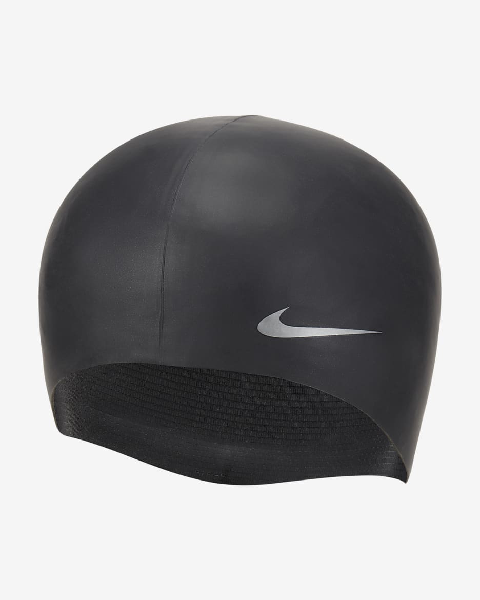 Gorra juvenil Nike Swim Solid Silicone - Negro