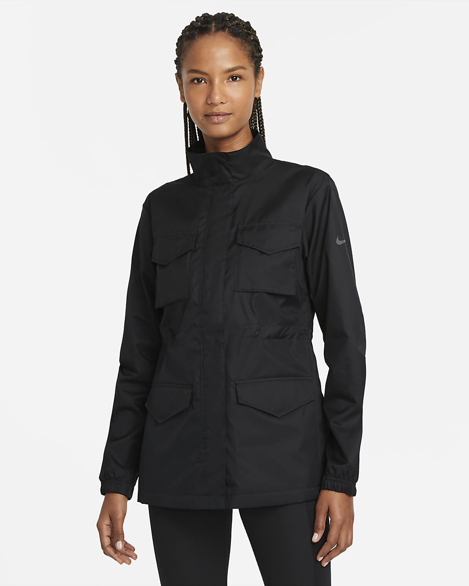 Nike Sportswear Women's M65 Woven Jacket - Black/Iron Grey