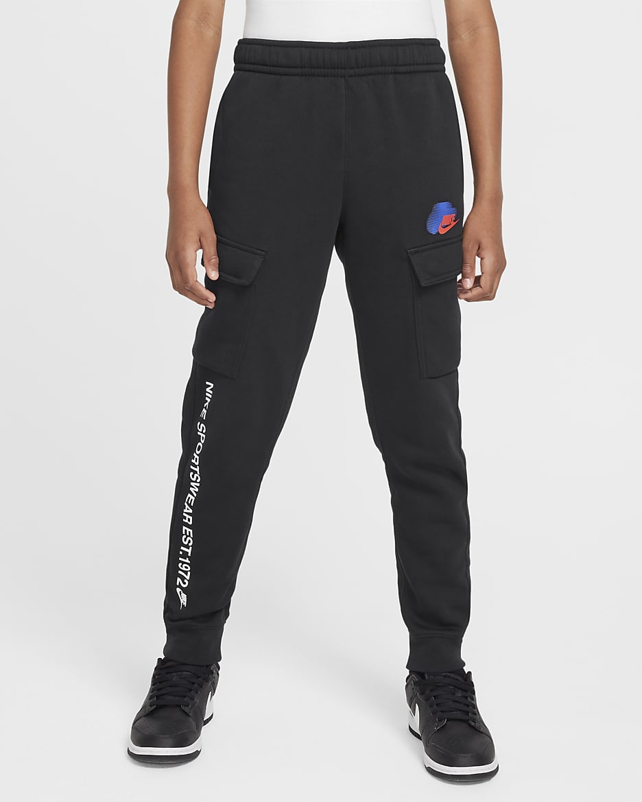 Nike Sportswear Standard Issue Pantalón cargo - Niño - Negro