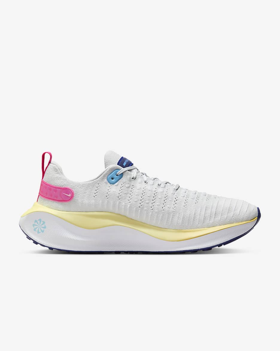 Tenis de correr en carretera para hombre Nike InfinityRN 4 - Polvo fotón/Blanco/Oro Saturno/Azul royal intenso