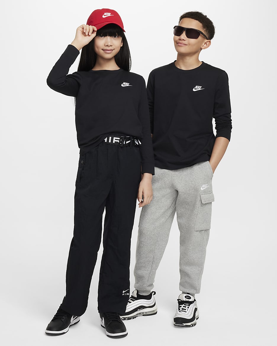 Nike Sportswear Longsleeve für ältere Kinder - Schwarz