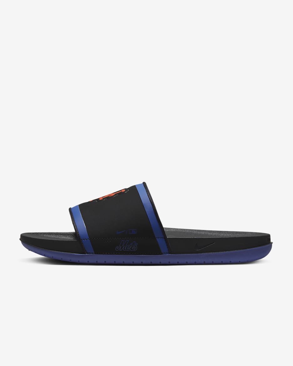 Nike Offcourt (MLB New York Mets) Slide - Black/Rush Blue/Team Orange