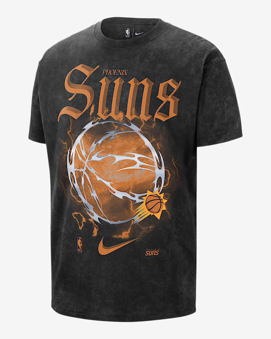 Phoenix Suns Courtside "Halloween" Men's Nike NBA Max90 T-Shirt - Black