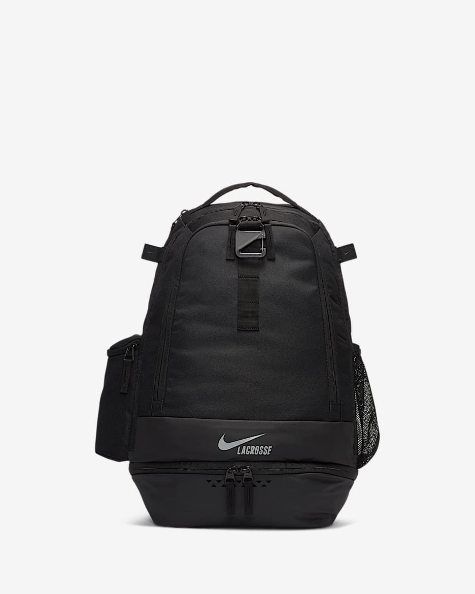 Nike Zone Lacrosse Backpack - Black/White