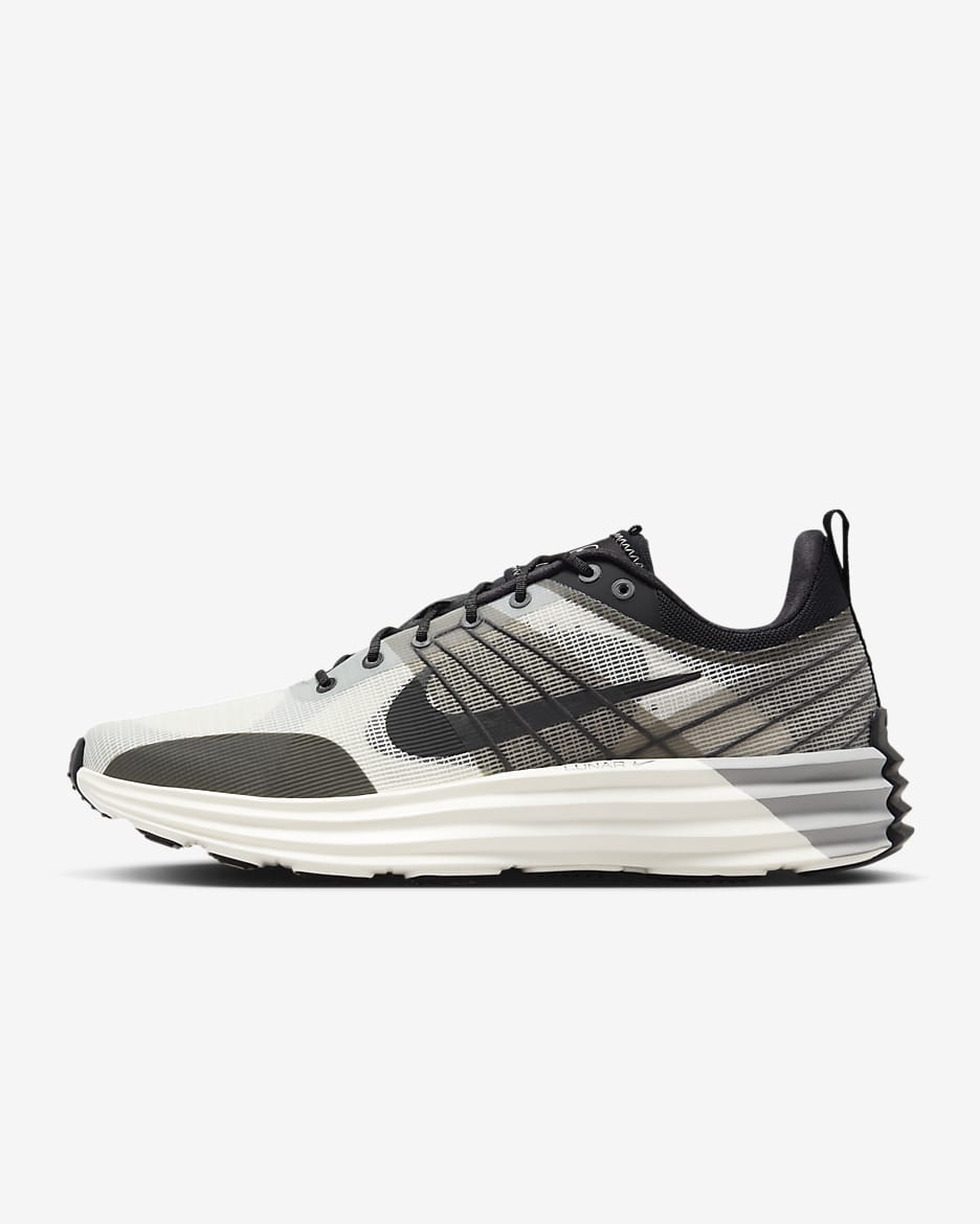 Nike Lunar Roam Men's Shoes - Summit White/Light Smoke Grey/Black/Black