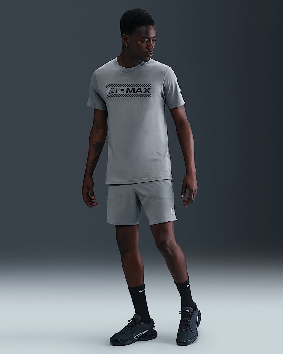Nike Air Max Men's Woven Shorts - Cool Grey/Black