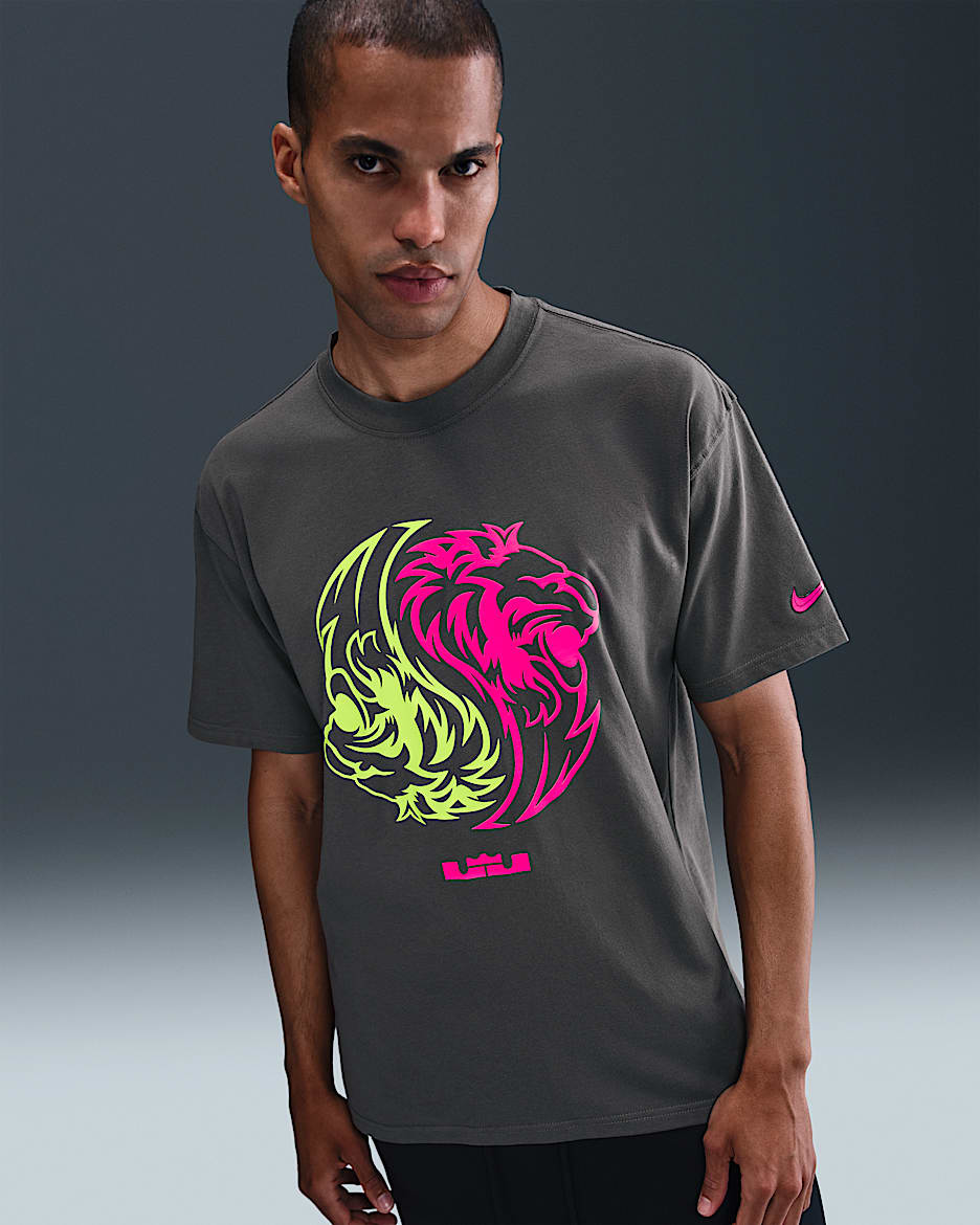 LeBron Men's Max90 T-Shirt - Iron Grey